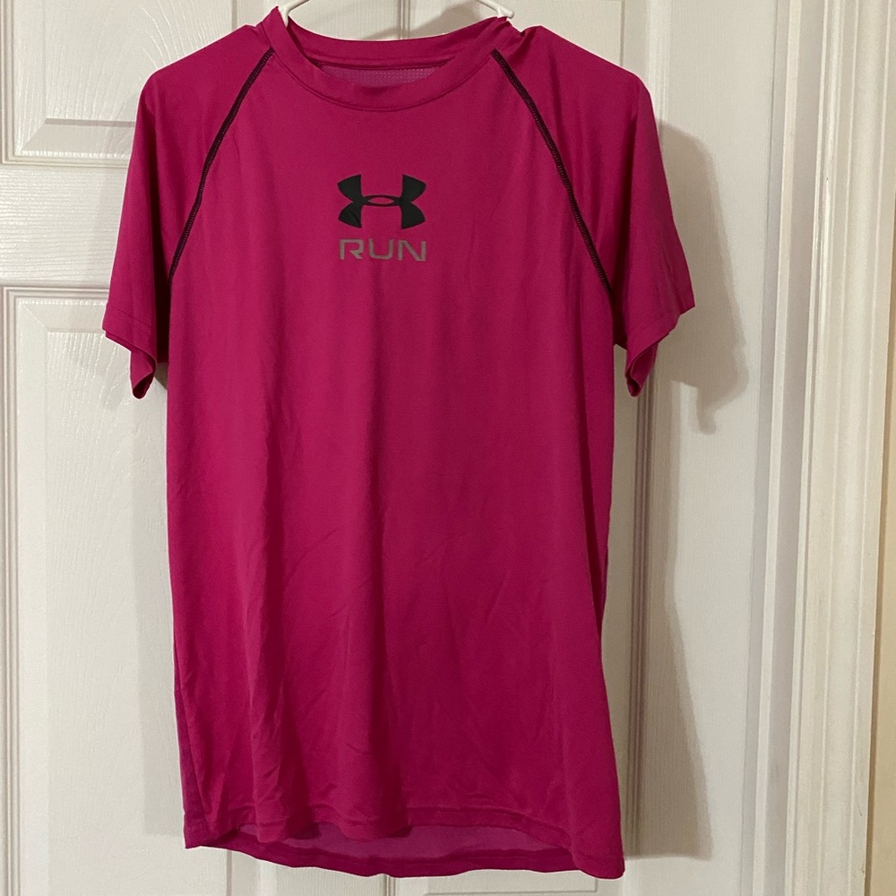 Under Armour Men’s S Short Sleeve Shirt Pink